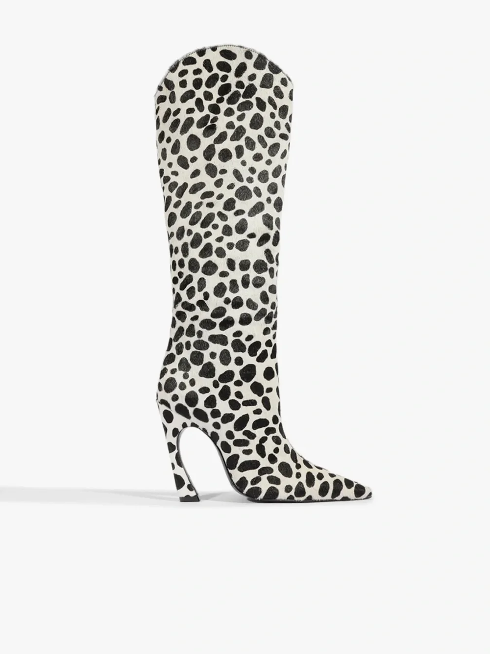 SCHUTZ Maryann Up Curve Calf Hair Boots Sz 7